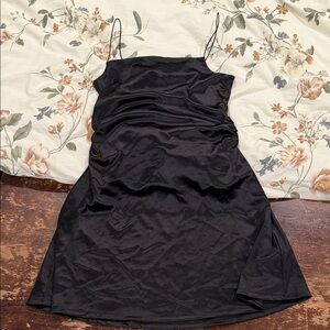 H&M Black Divided Dress